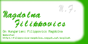 magdolna filippovics business card